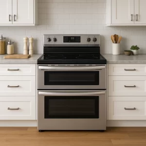 double oven electric stove