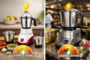 mixer grinder power difference
