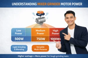 mixer grinder motor power