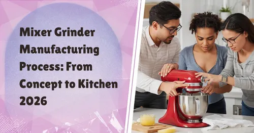 Mixer Grinder Manufacturing Process