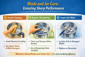 Blade and Jar Care: Ensuring Sharp Performance