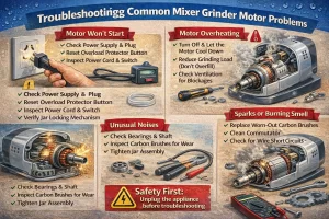 mixer grinder troubleshooting