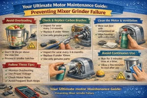 mixer grinder motor failure